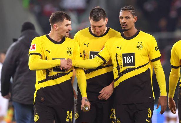 Thomas Meunier, Niklas Sule and Sebastien Haller at Borussia Dortmund