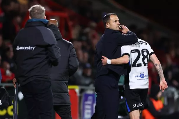 Birmingham City head coach Chris Davies 