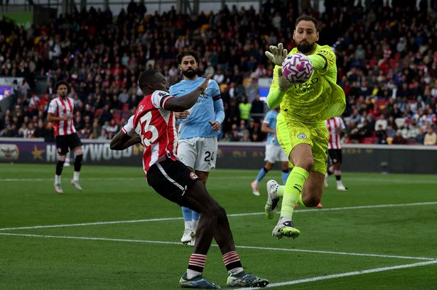 Donnarumma kept another clean sheet for Manchester City at Brentford