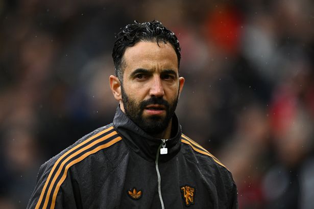 MANCHESTER, ENGLAND - OCTOBER 04: Ruben Amorim, Manager of Manchester United, looks on during the Premier League match between Manchester United and Sunderland at Old Trafford on October 04, 2025 in Manchester, England. (Photo by Gareth Copley/Getty Images)