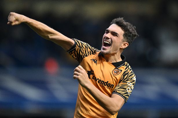 Kyle Joseph celebrates at Birmingham City