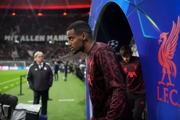 Alexander Isak failed to find the net as Liverpool thrashed Eintracht Frankfurt