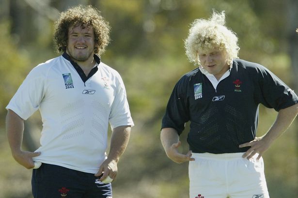 Duncan Jones, right, with Adam Jones