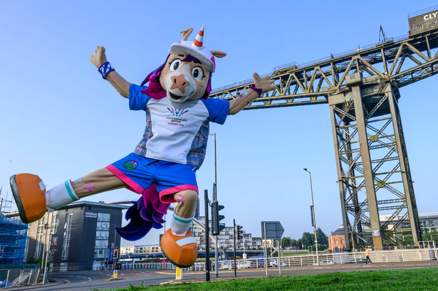 A picture of Finnie, mascot for Glasgow 2026 Commonwealth Games