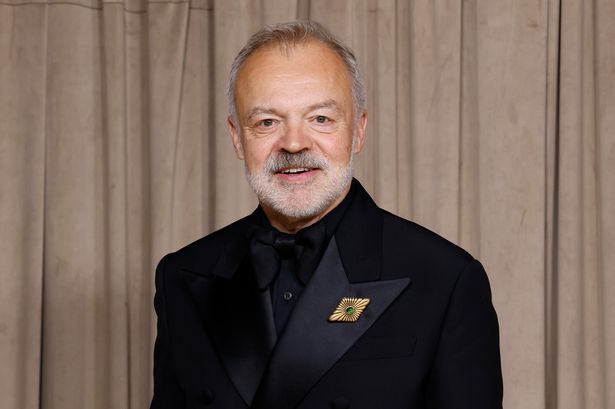 Graham Norton attends the Clooney Foundation For Justice's The Albies at The Natural History Museum on October 03, 2025 in London