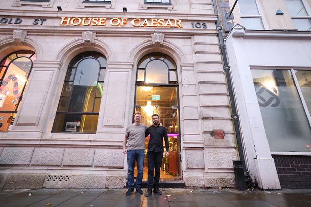 Mohamad Abbar (right) and Daniel Ball outside House of Caesar on Bold Street