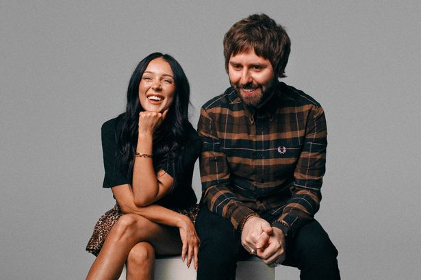 James and Clair in publicity shots