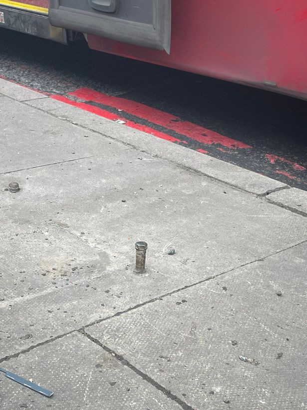 The metal rod which led to Isabel's fall