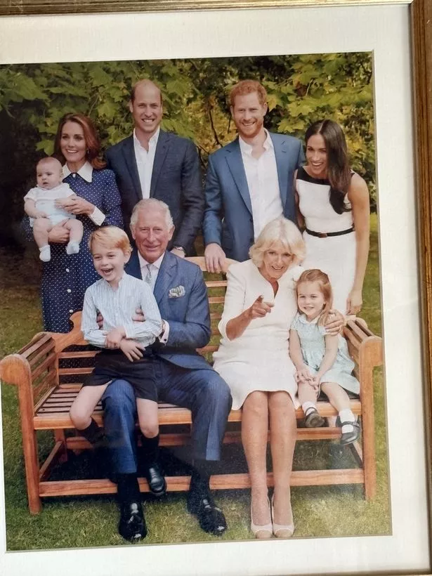 Pictures of the Sussexes are dotted around Hillsborough Castle