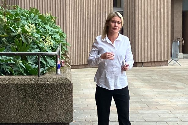 Kirsty Jones, of Abbeyvale Drive, Belle Vale, leaving Liverpool Crown Court