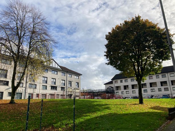 The sun is shining on the Freehold estate in Rochdale
