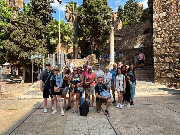 Our walking tour beneath the walls of the impressive Alcazaba fortress which was besieged by a Christian army who wanted to reclaim Spain from its Moorish lords in the 15th century.