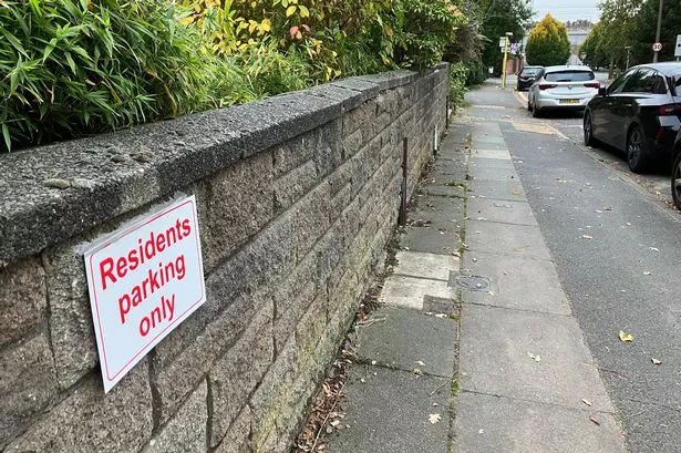 Signs have been put up on Woolton Road, Garston