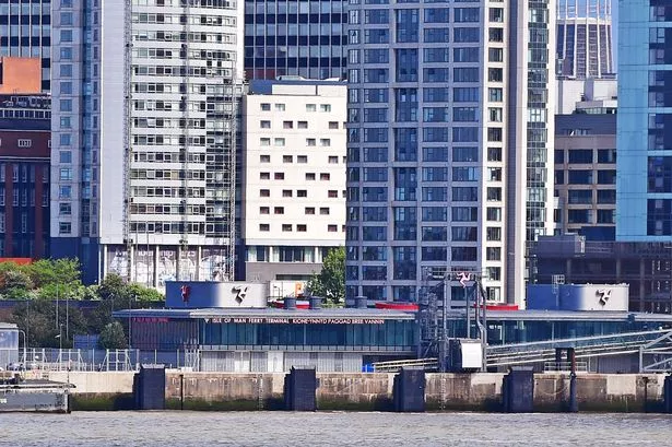 The terminal is located on the Liverpool waterfront