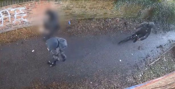 CCTV footage captured the second incident