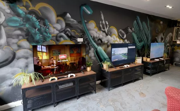 People will also be able to use gaming stations and arcade machines