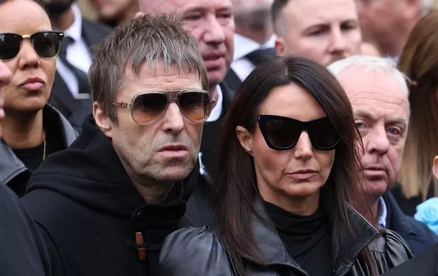 Liam Gallagher among the guests leaving Ricky Hatton's funeral