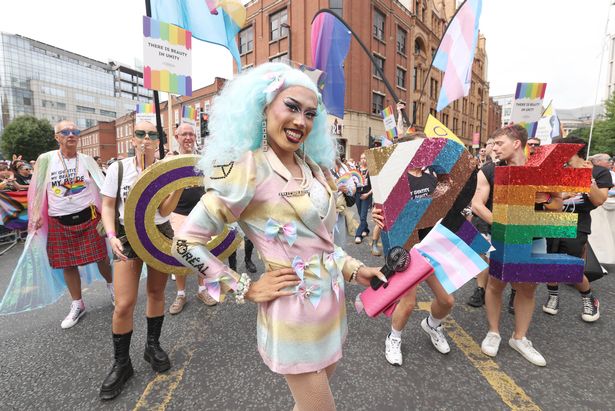 Tequila Thirst at this year's Manchester Pride parade