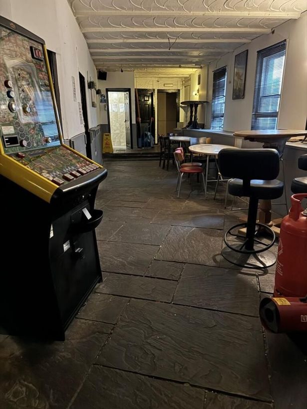 One of the public rooms inside the wyndham arms Merthyr Tydfil which appeared on Sky TV's 'Britain's toughest pubs'