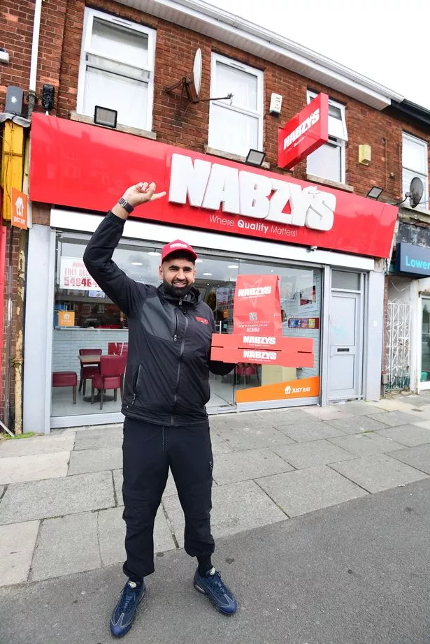 Nabeel Tabarik from Nabzy's in Norris Green after the brand announced it would be expanding to South Road in Waterloo