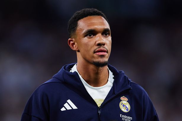 Trent Alexander Arnold before a Real Madrid game
