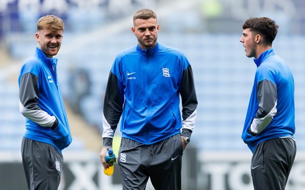 Marvin Ducksch (centre) of Birmingham City