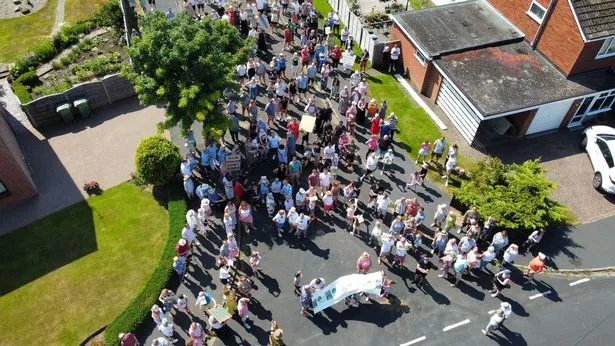 Sandown Road in Hazel Grove, Stockport. Image supplied by Rachel Hodgson / Hcommunications. Uploaded by local democracy reporter Declan Carey.
