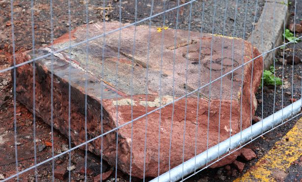 Storm Amy damage after part of the roof fell on Walton Breck Road junction with Blessington Road in Anfield