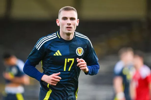Scotland's Kyle Ure in action for the Under-21s