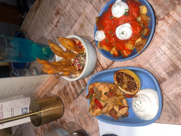Our starters at The Lake House