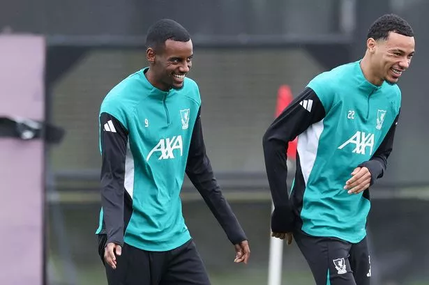 Alexander Isak and Hugo Ekitike are both competing for the central striker position at Liverpool.
