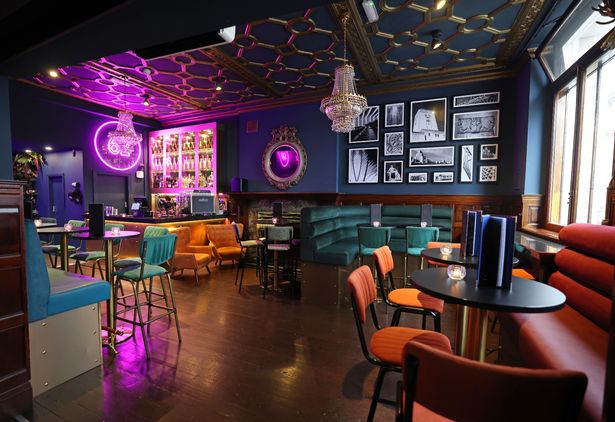 The cocktail bar is discreetly situated on the lower floor of 62 Castle Street Hotel.