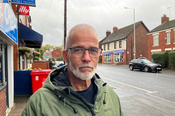 Russ Fairclough, a resident in High Lane in Stockport (Image: Declan Carey)