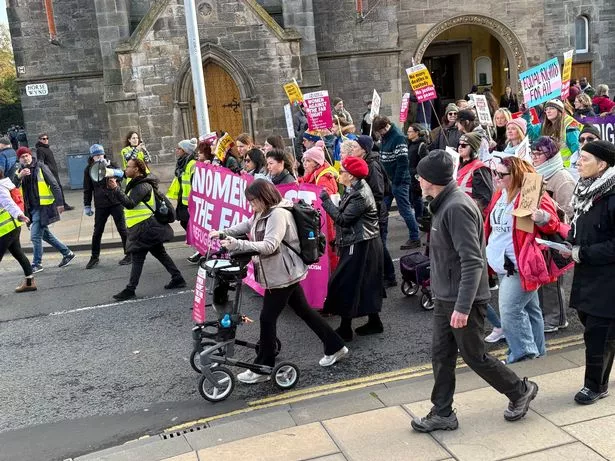 The Scotland Demands Better March took place in Edinburgh on Saturday