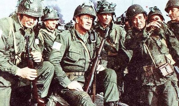 John Wayne in The Longest Day