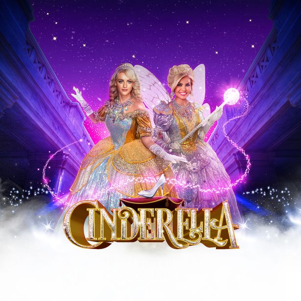 Publicity photos for Cinderella pantomime at the Epstein Theatre in Liverpool starring Katie McGlynn as Cinderella, Leanne Campbell as the Fairy godmother and Kevin Duala as Buttons