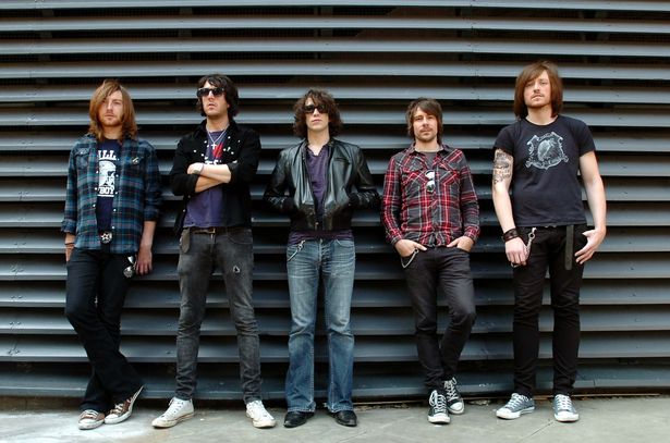 Liverpool band Sound of Guns. Left to right: Lee Glynn, John Coley, Andrew Metcalfe, Simon Finley and Nathan Crowley