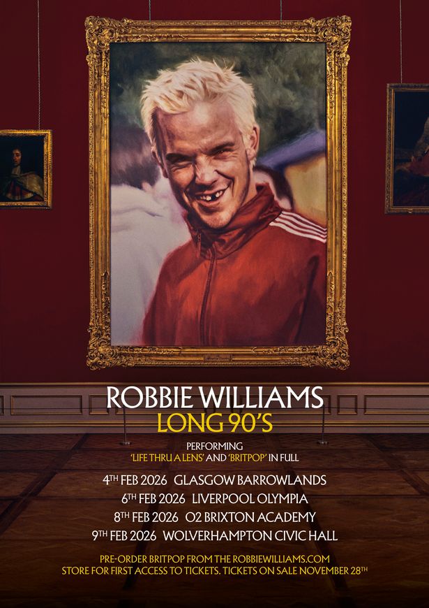 The Long 90's tour poster