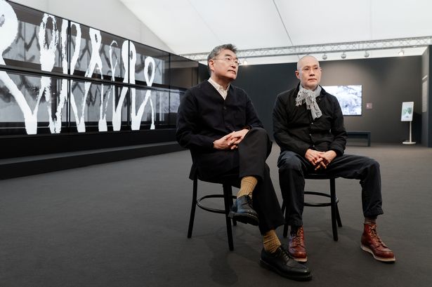 At Frieze London 2025, this visionary artist’s abstract ink paintings are reinterpreted by his sons, Do Ho Suh and Eul Ho Suh, as an inspiring digital art experience on LG OLED TVs