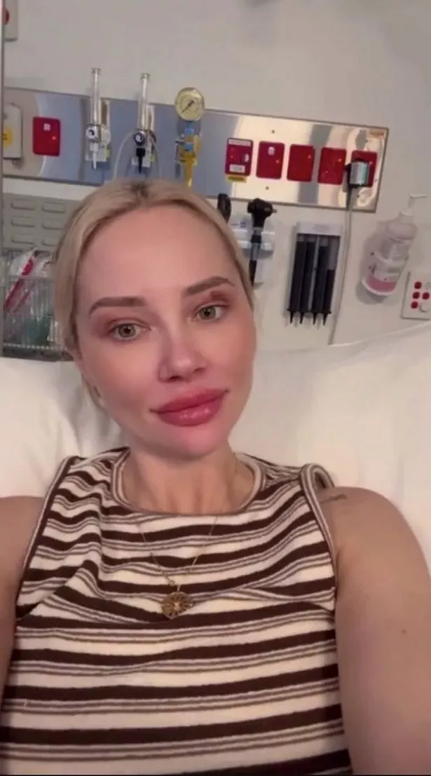 Jessika shared an update from her hospital bed