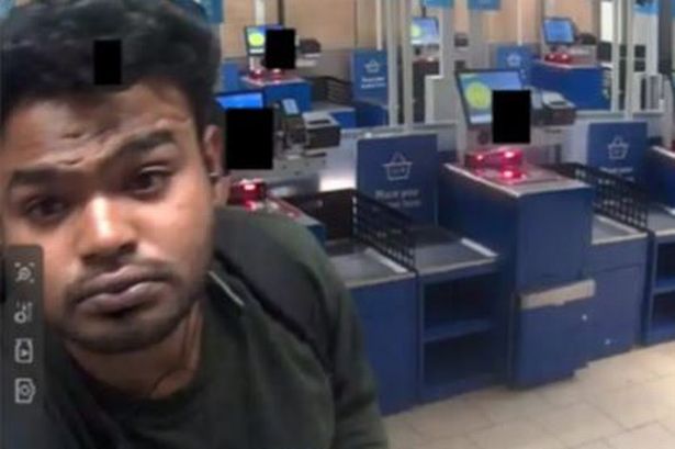 CCTV image of a man police want to speak to