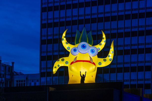 A host of inflatable monsters will appear throughout the city centre
