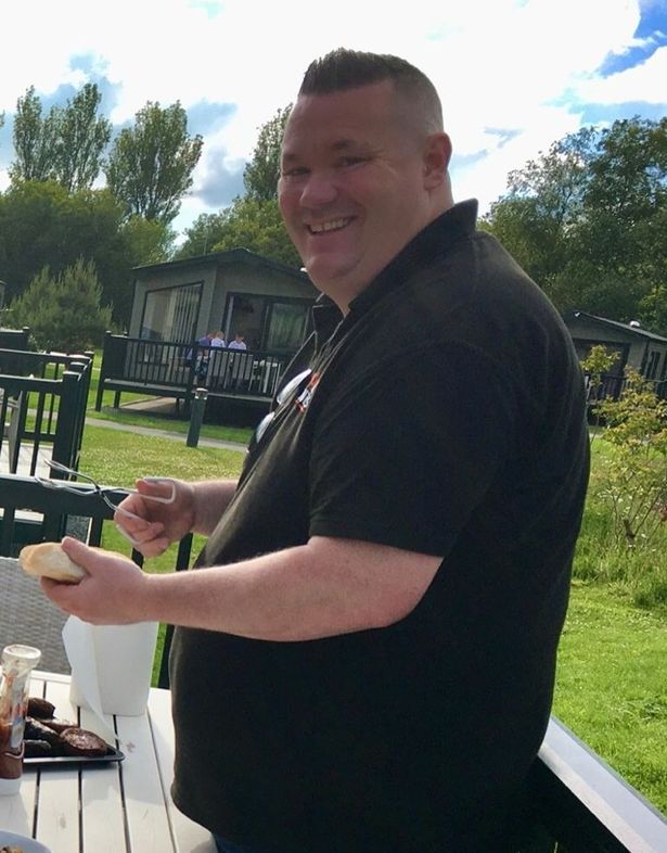 Martin before his weight loss