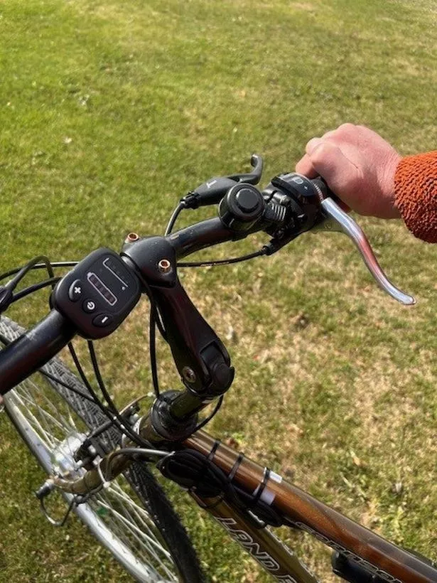 The adaptations to Martin's bike