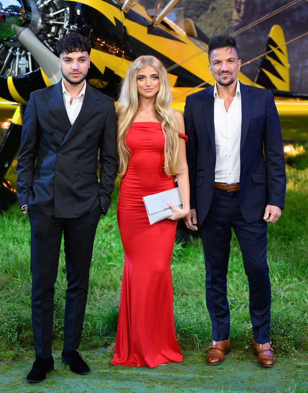 Junior Andre, Princess Andre and Peter Andre