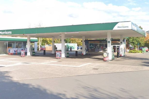 The existing Morrisons fuel station in Haverfordwest