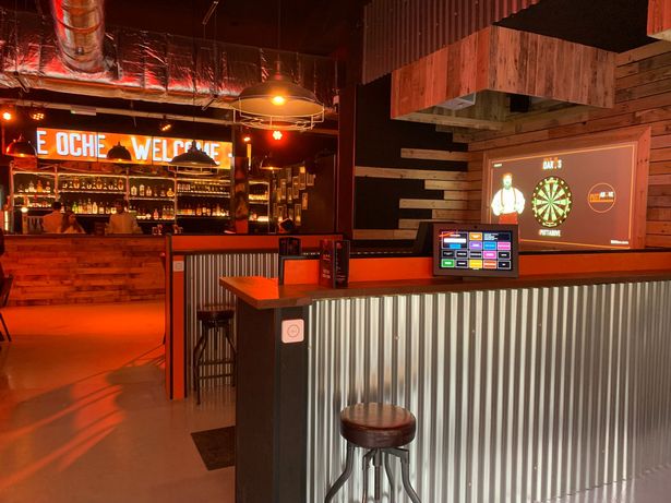 Inside Putt Above on Nelson Street