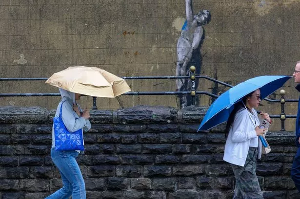 Heavy rain in Bristol