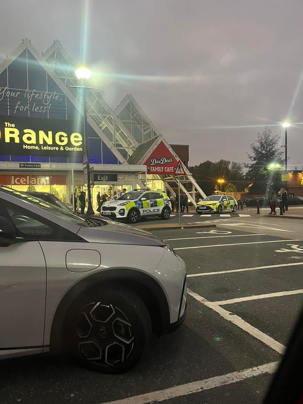 Merseyside Police received a report at 6.25pm on Tuesday October 1 of youths causing a nuisance at The Range in St Helens
