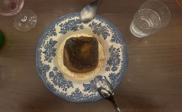Portuguese chocolate cake at Macau Kitchen